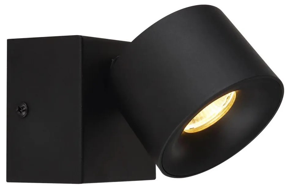 Spot LED de perete Globo 56961-1B RAE LED/6W/230V negru