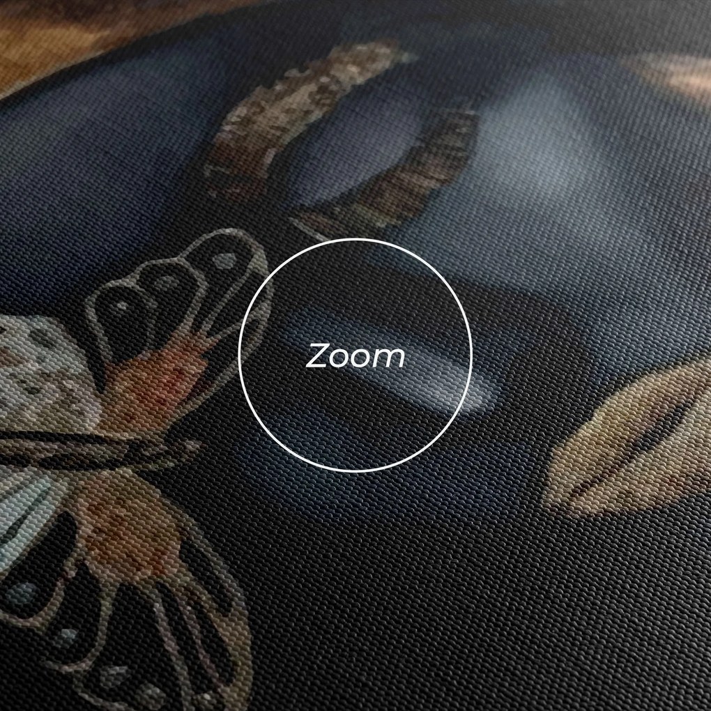 Tablou Canvas, 40x80cm, Dormitor si Living, Femei, Porterete, Butterfly Lady