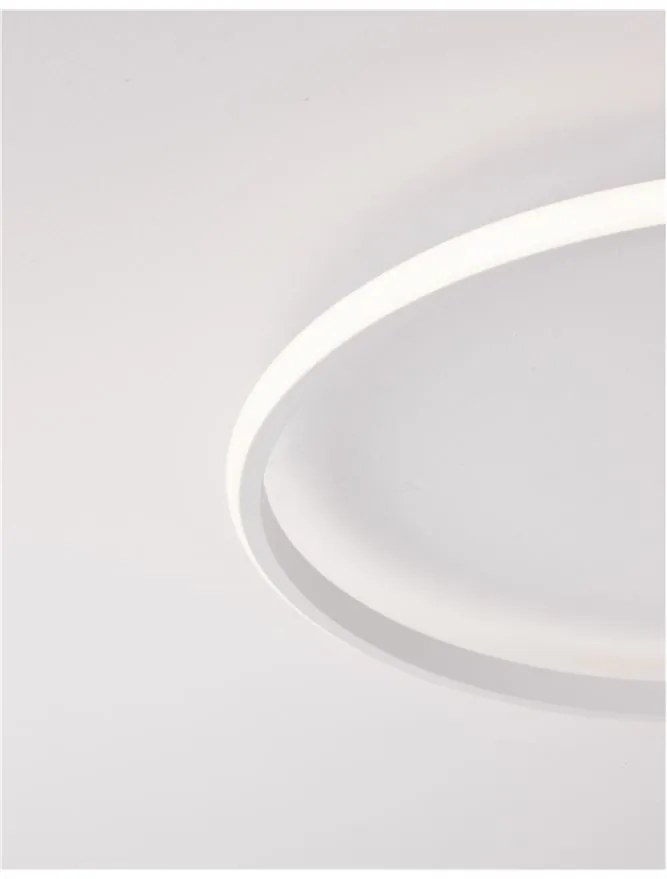 Lustra LED aplicata design modern circular FULINE alba NVL-9348072