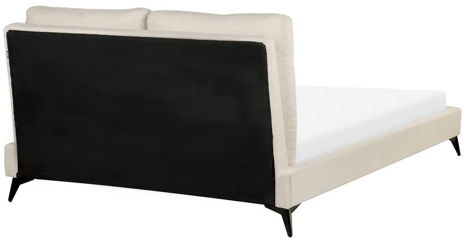 Pat matrimonial 140 cm Mellody (bej) (cu somieră). 1081347