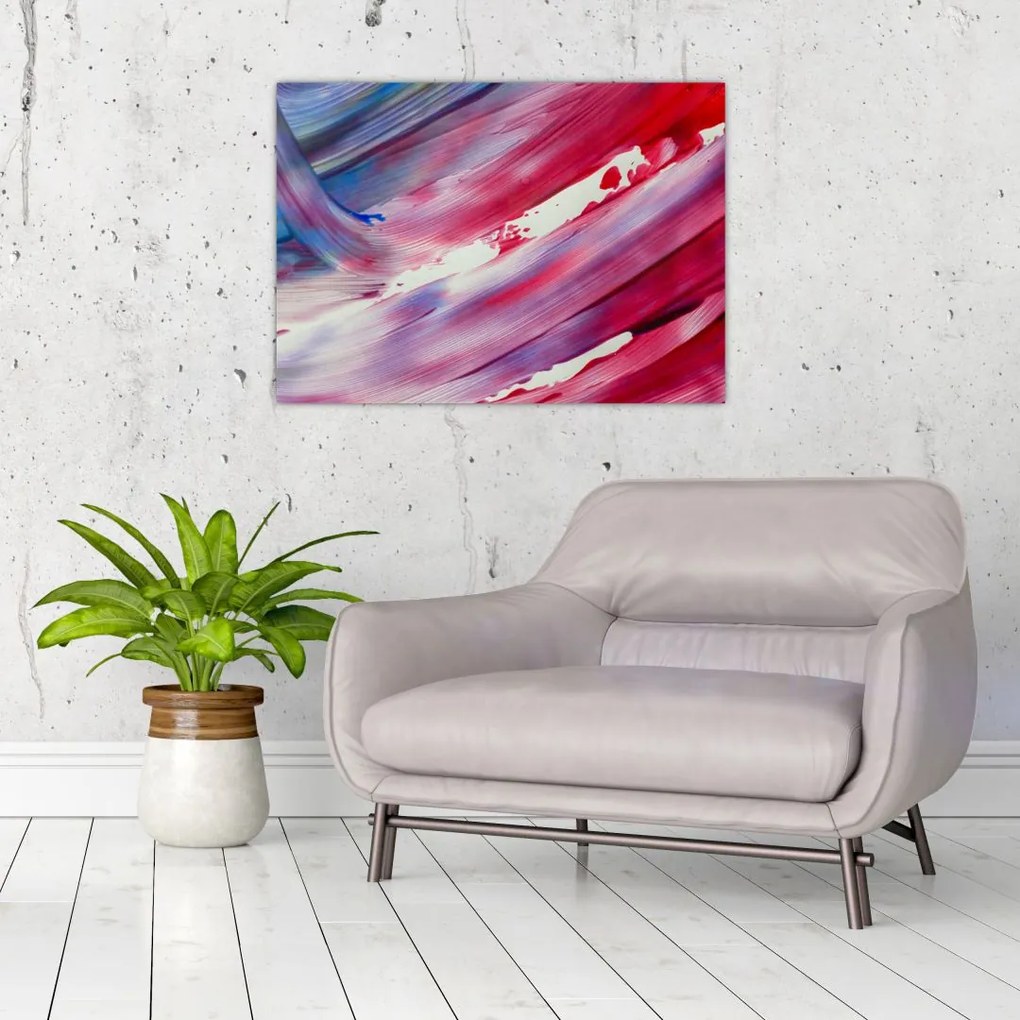Tablou - culorile rozalbaste (70x50 cm)