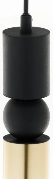 Lustră pe cablu Jupiter 2006 ALAS 1xGU10/10W/230V auriu/negru