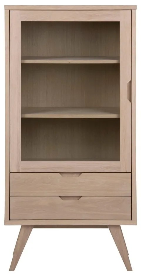 Vitrină în decor stejar 72x145 cm A-Line - Actona