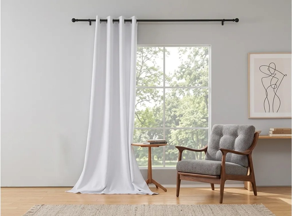Draperie OXFORD LIGHT 140x250 cm, alb Agatat: Rejansa