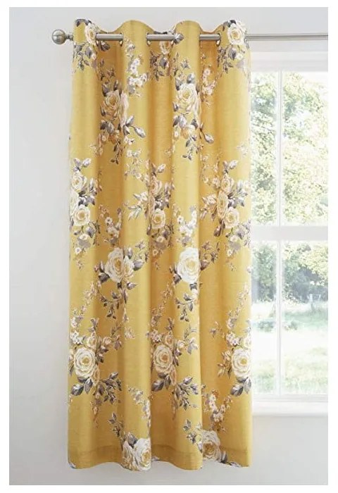 Draperii galbene 2 buc. 168x183 cm Canterbury – Catherine Lansfield