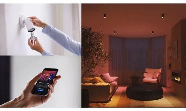 Set de 3 becuri LED dimmabile Philips Hue WACA GU10/4,7W/230V 2200-6500K