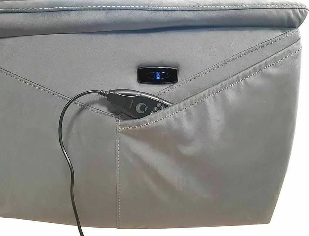 Fotoliu recliner cu functie de masaj Neptun M velvet bej Blu28