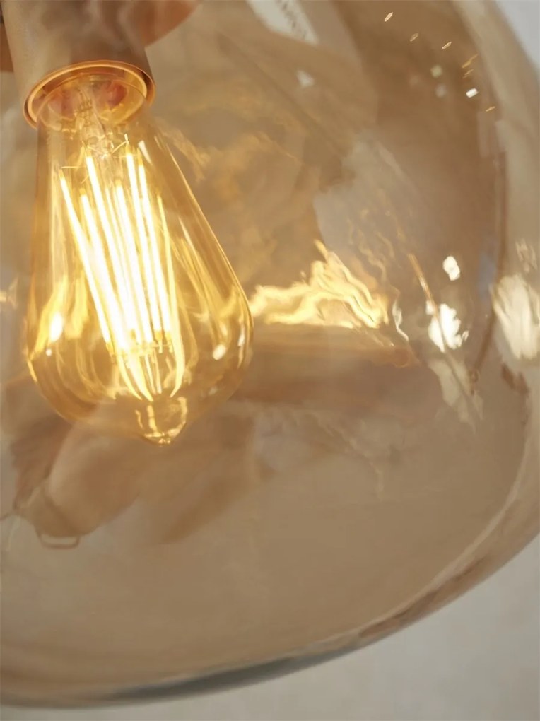 Lustra/Pendul modern design decorativ Helsinki boulder amber