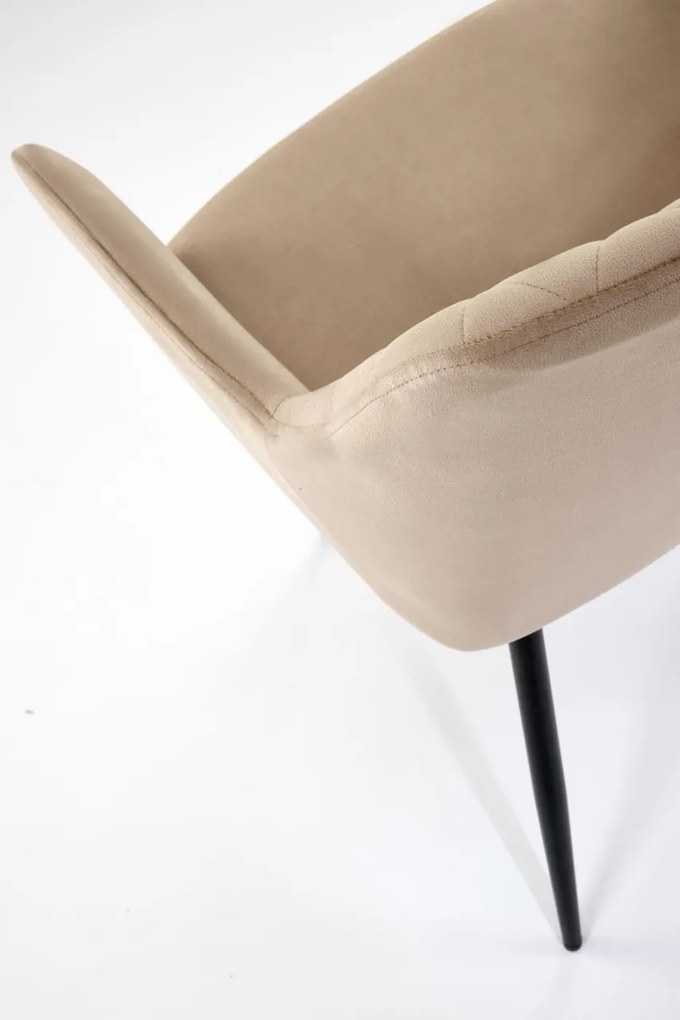 Scaun K558 velvet bej