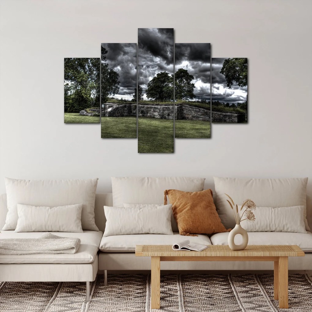 Tablou cu cerul întunecat (150x105 cm)