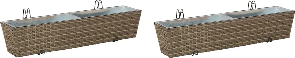 vidaXL Balustradă Metal