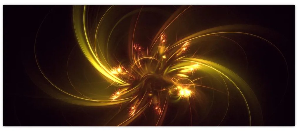 Tablou - abstracție cu elice (120x50 cm)