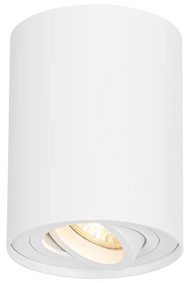 Spotlight inteligent de plafon alb reglabil incl. Wifi GU10 - Rondoo up