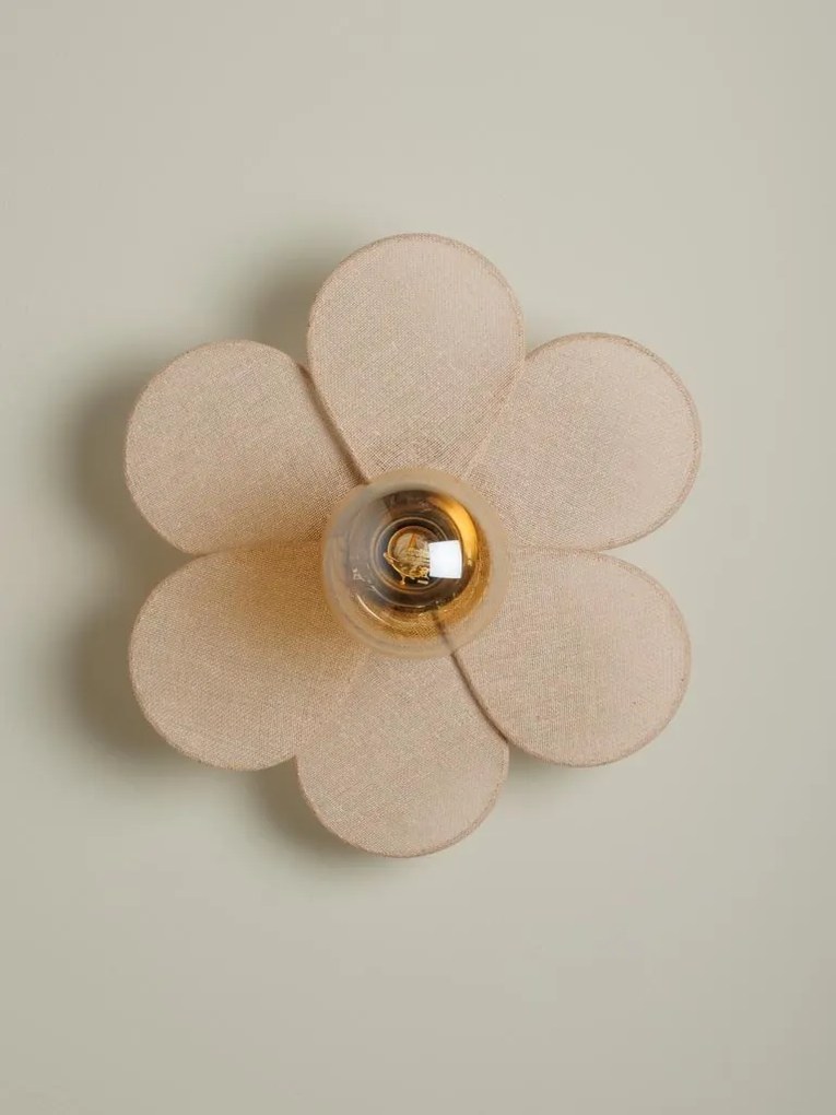 Aplica de perete, din in natural, D32cm, Naturally