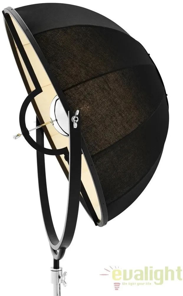 Lampadar cu trepied si abajur din tesatura Vertigo 110509 HZ