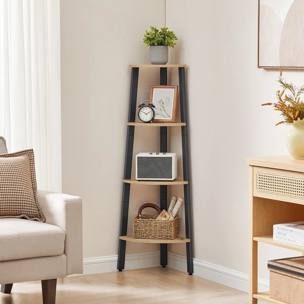 Raft de colt TAYLOR ARTISAN 4 polite, 125x34cm