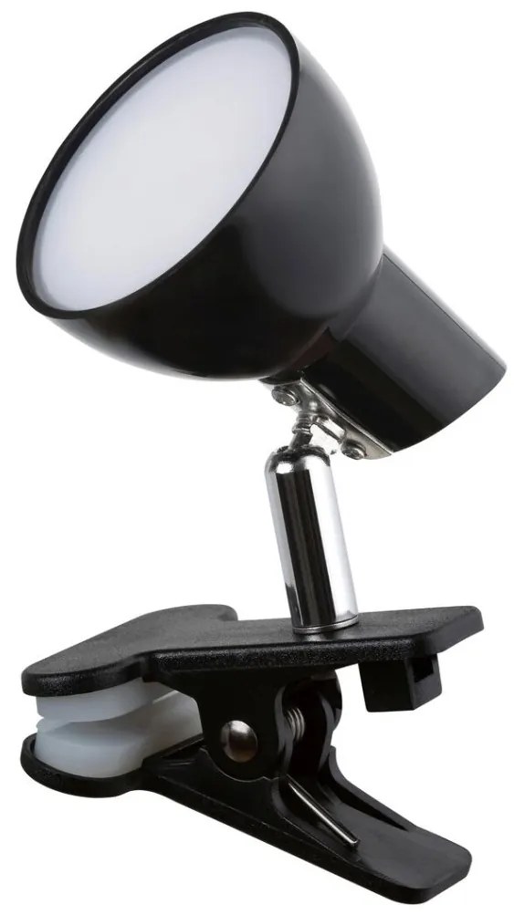 Veioza, lampa de birou cu clema design modern Noah negru