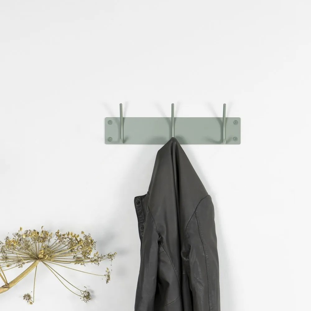 Cuier de perete verde prăfuit din metal 40 cm Fusion – Spinder Design