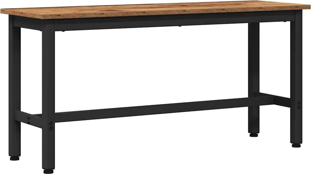 vidaXL Bancă de Dining Lemn vechi 100 x 32,5 x 48,5 cm