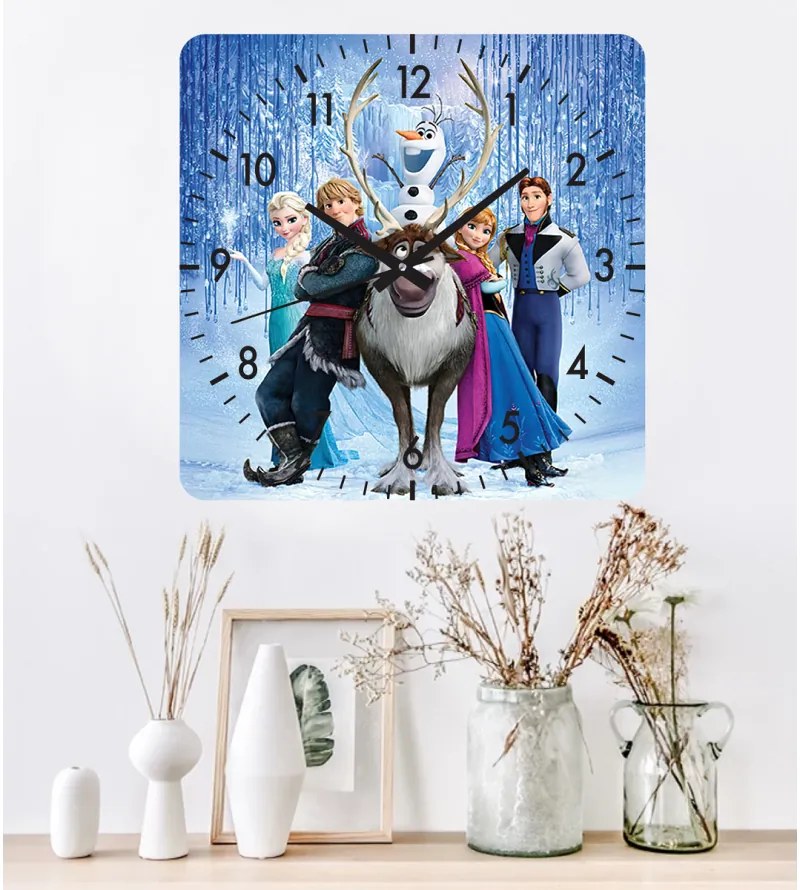Ceas de perete Frozen - Regatul Inghetat