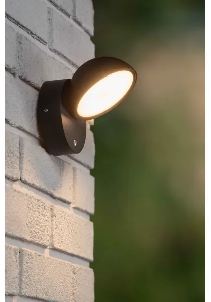 Aplică LED de exterior Lucide 22865/12/30 FINN LED/12W/230V IP54 negru