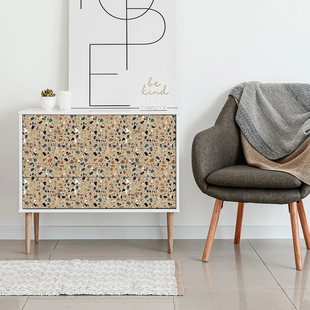 Autocolant pentru mobilier 60x40 cm Terrazzo Sevilla – Ambiance