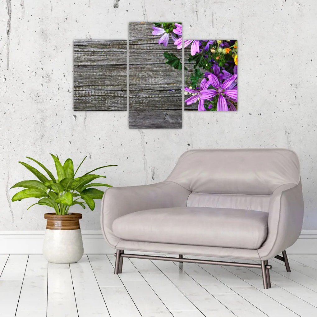 Tablou - flori de câmp (90x60 cm)