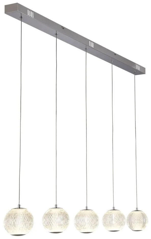 Lustra moderna cu 5 pendule LED Allure