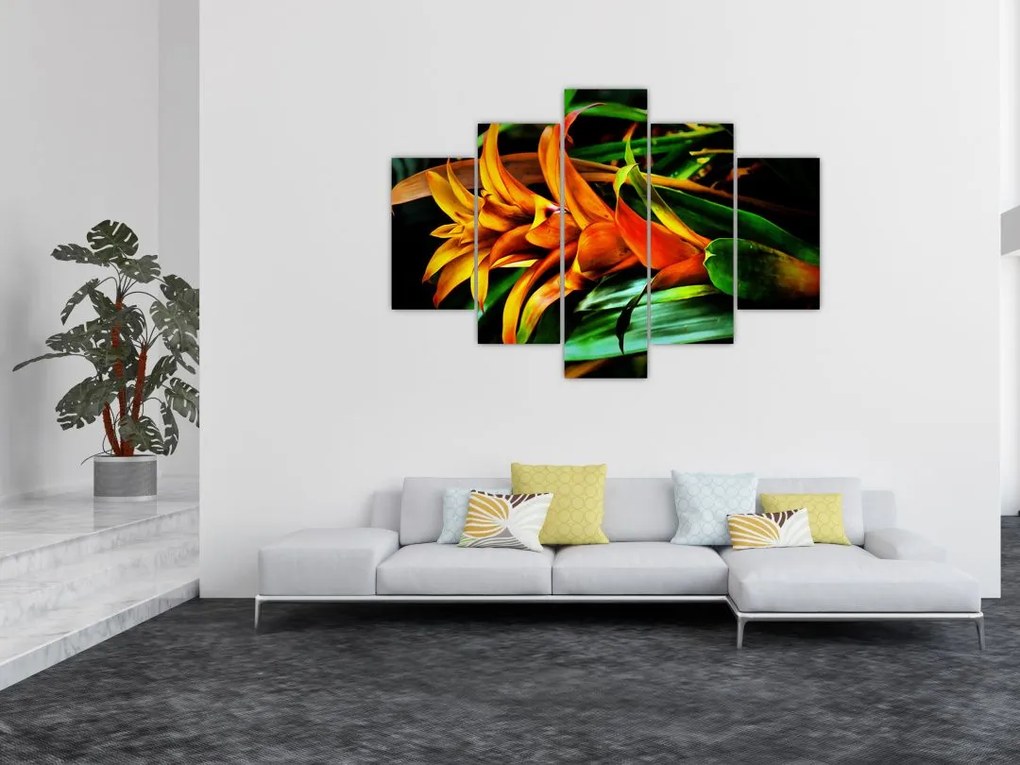 Tablou buchetului portocaliu (150x105 cm)