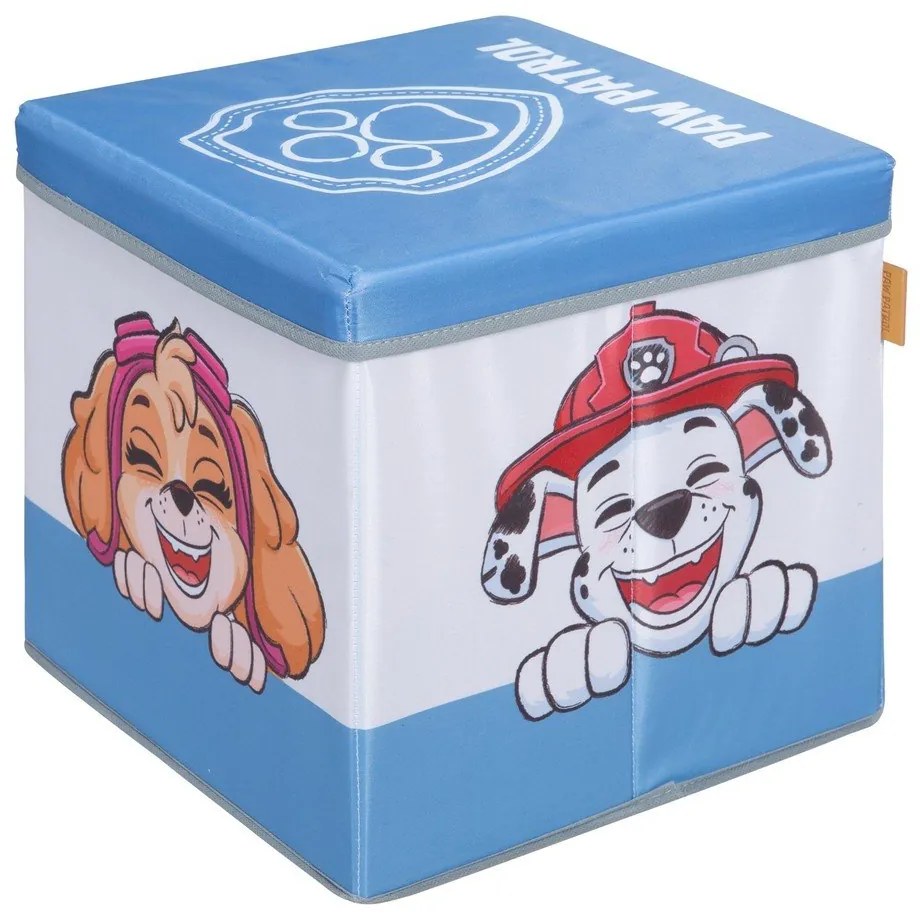 Organizator de jucării pentru copii din material textil 30x30x30 cm Paw Patrol – Roba