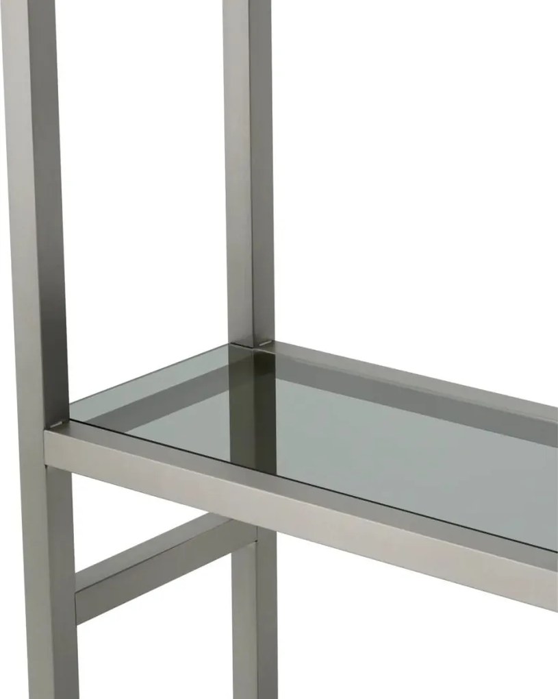 Raft design LUX, Otel Periat, Sticla Fumurie, Corrado II