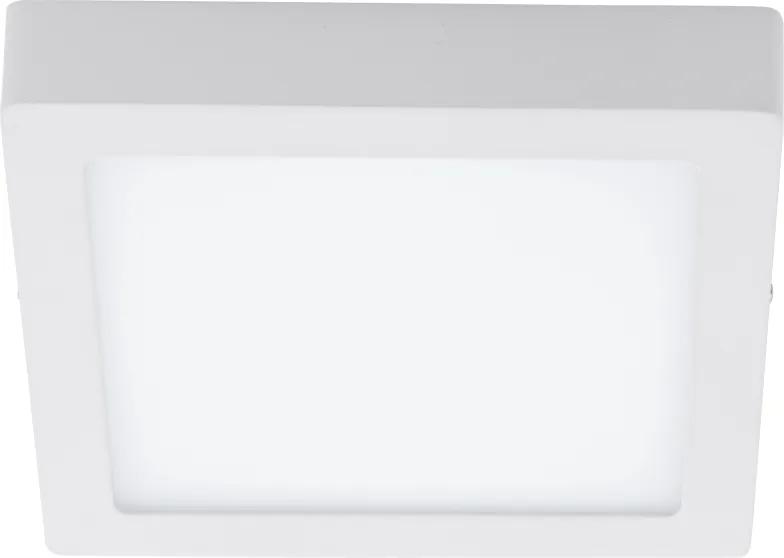 Plafoniera cu LED Eglo Fueva 1 colectia Style, 17W, 2000 lm, 22,5x22,5x3,5cm, alb