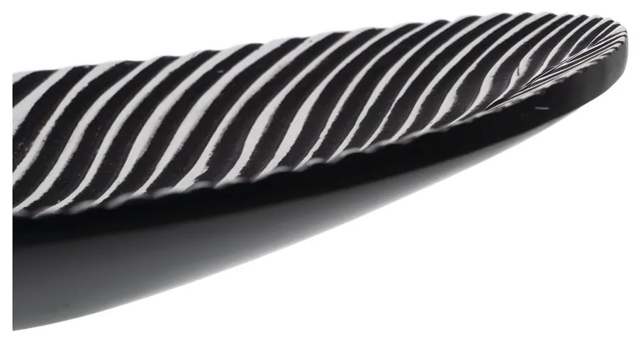 Tavă decorativă din polirășină 16x37 cm B&amp;W – Ixia