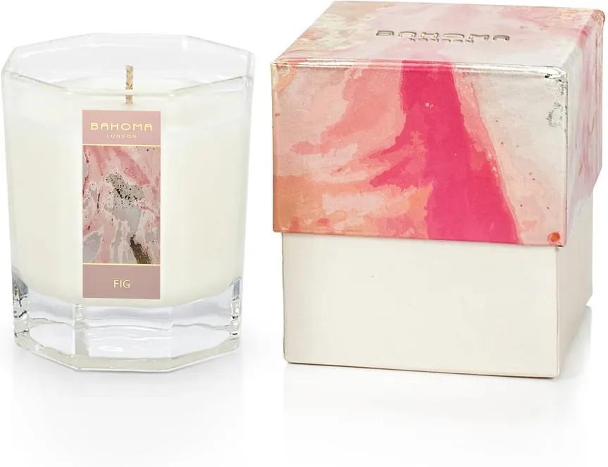 Lumânare parfumată în cutie cu aromă de ciclamen și iasomie Bahoma London Octagonal Candle in Rigid Box