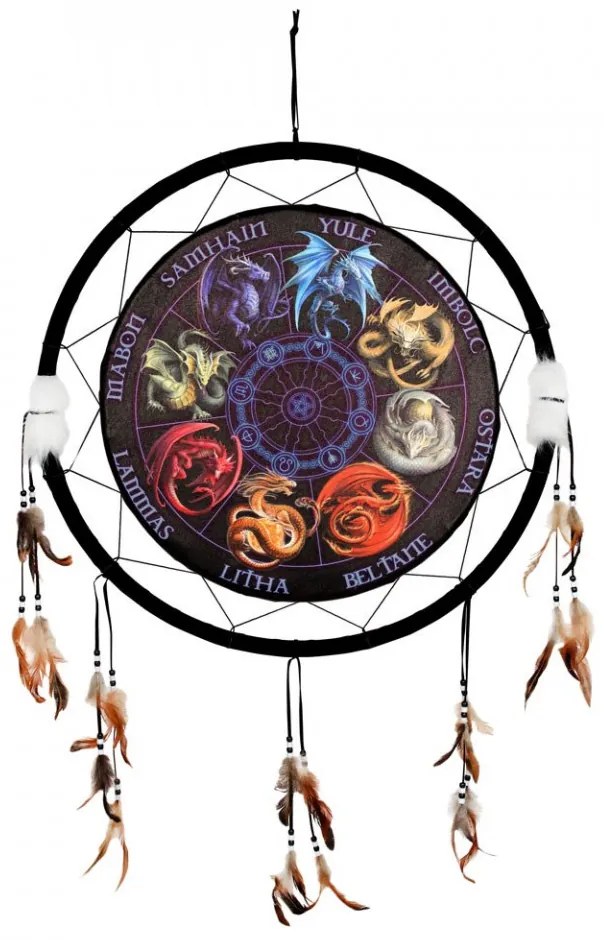 Dreamcatcher dragon Dragons of the Sabbats - Anne Stokes 60 cm