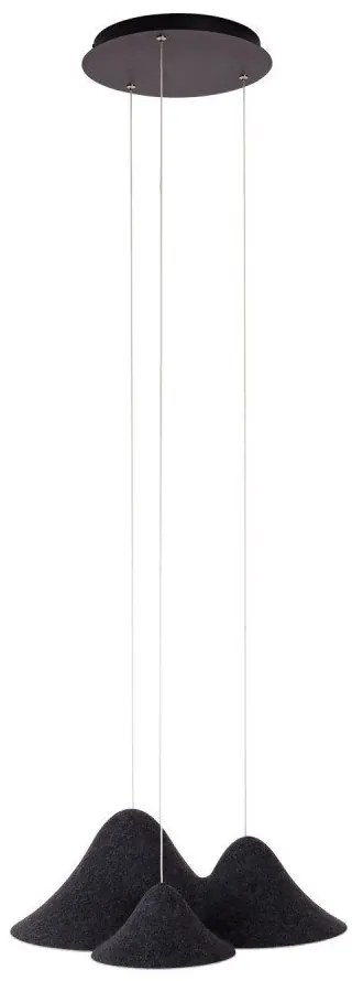Lustra suspendata design modern Bellmond negru