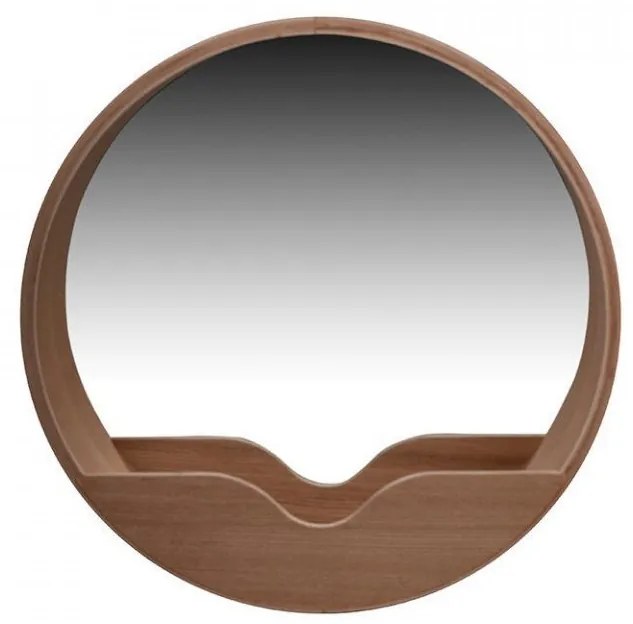 Oglinda rotunda din placaj 60 cm Round Zuiver