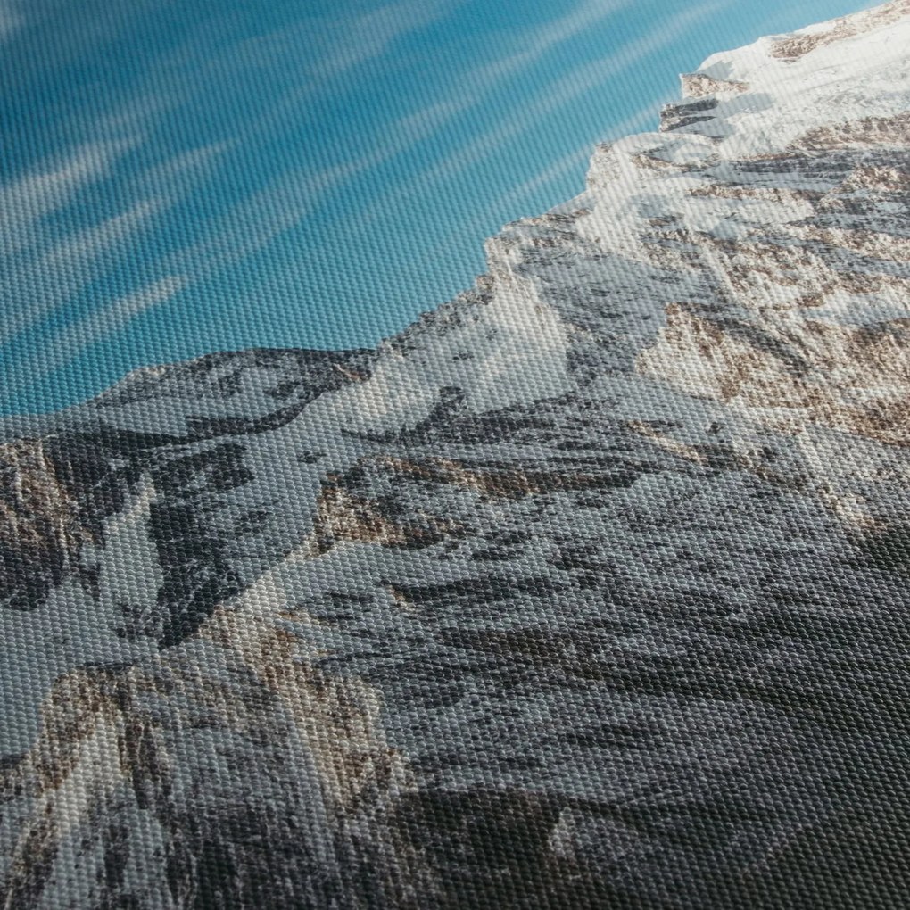 Tablou cu vârfuri înzăpeziți, Fiordland (150x105 cm)