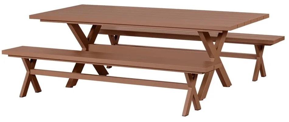 Masă de grădină din aluminiu 100x220 cm Delta – Exotan