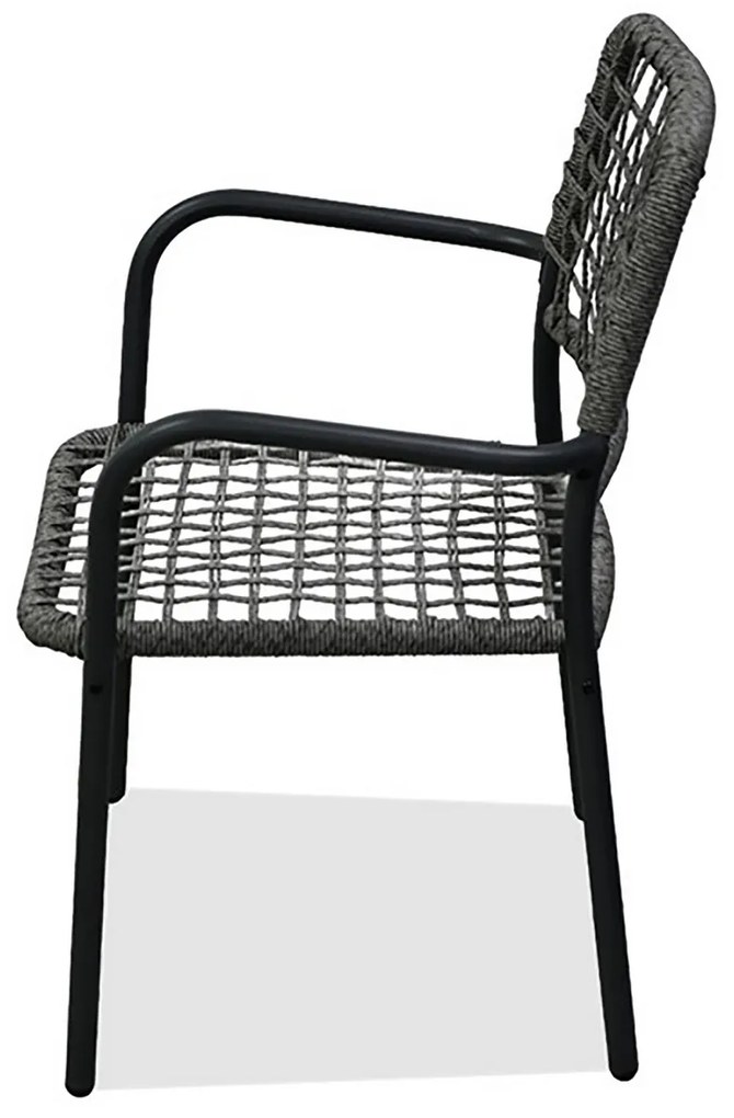 Autronic Set de grădină 1+2, metal, polyrattan,gri , AZ-L1103 GREY