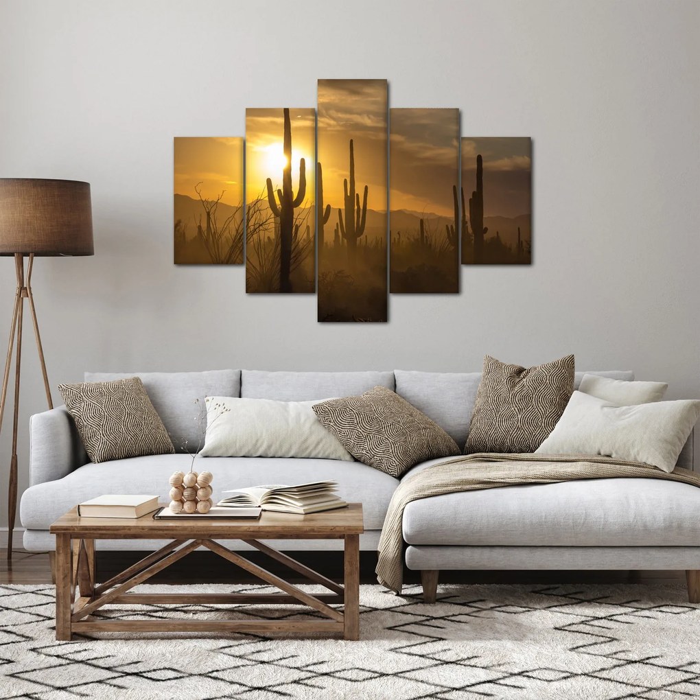 Tablou - Cactuși Saguaro (150x105 cm)