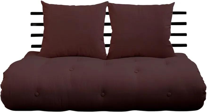 Canapea extensibilă Karup Design Shin Sano Black/Brown