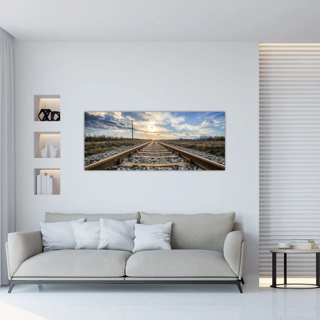 Tablou - Cale ferată (120x50 cm)