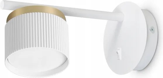 Lampă de perete 1xGX53/35W/230V alb/auriu
