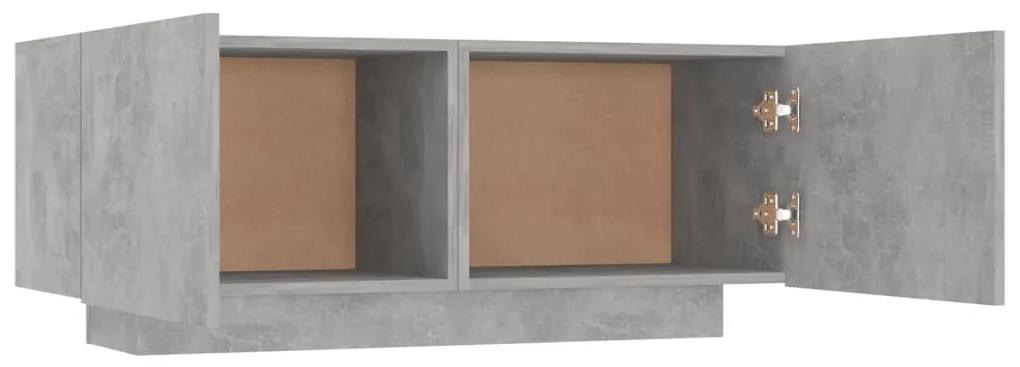 Noptiera, gri beton, 100x35x40 cm, PAL 1, Gri beton