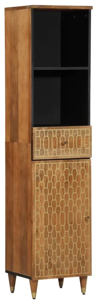 vidaXL Dulap de baie, 38x33x160 cm, lemn masiv de mango