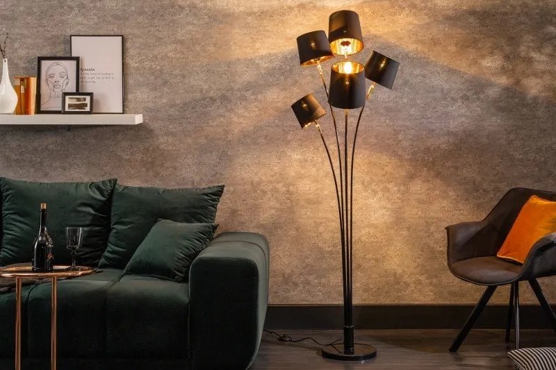 Lampadar cu 5 surse de lumina Levels 178cm