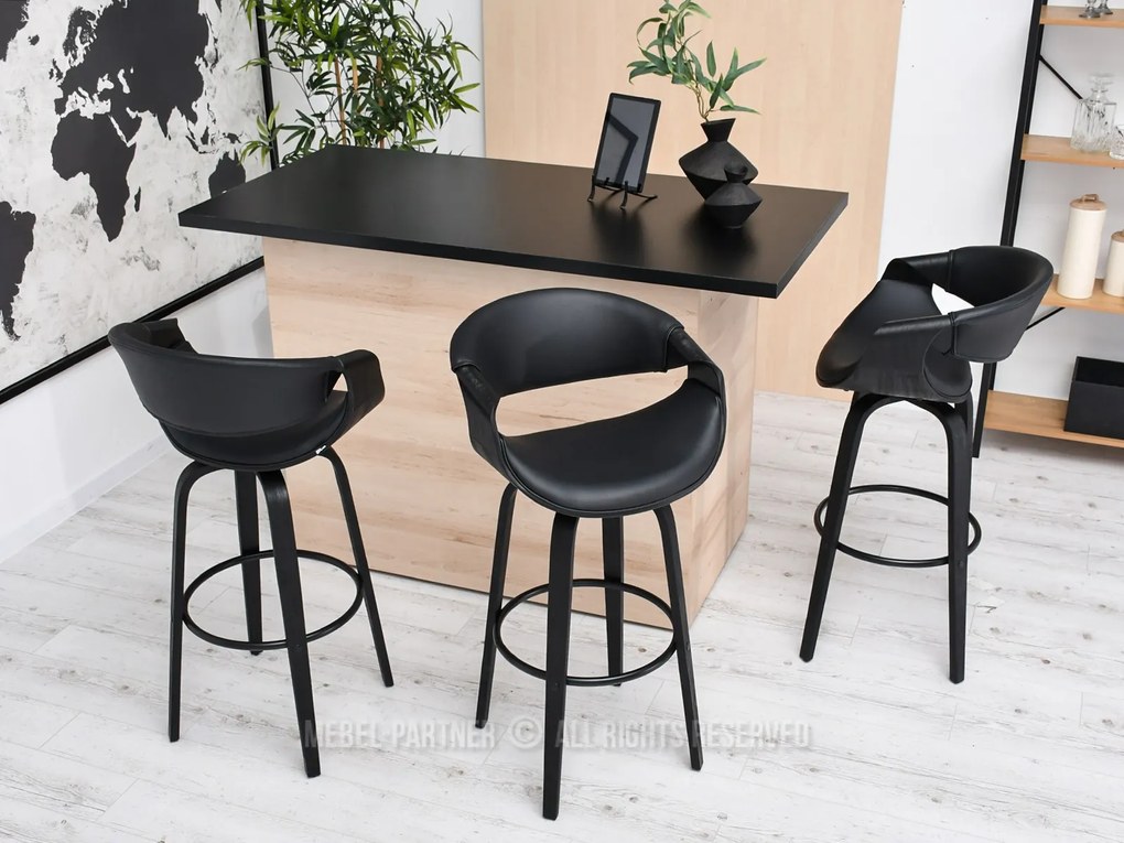 Scaun Bjorn H (negru). 1110649