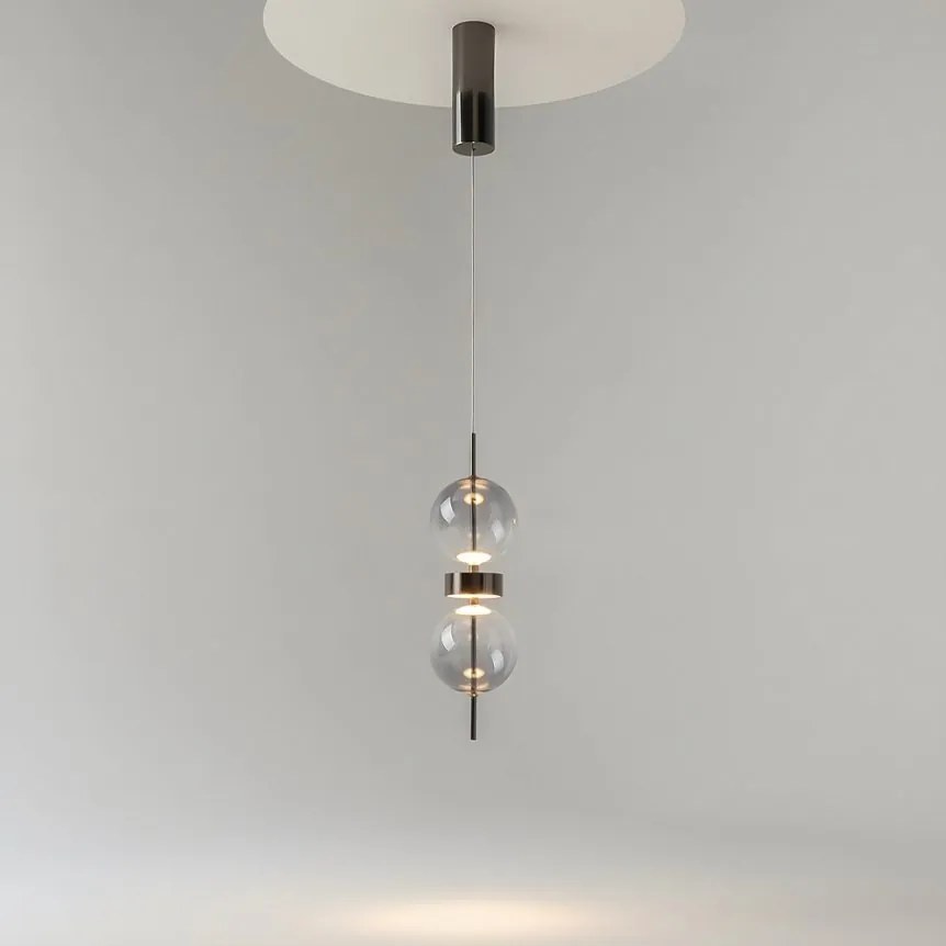 Lustra suspendata LED Double Moon