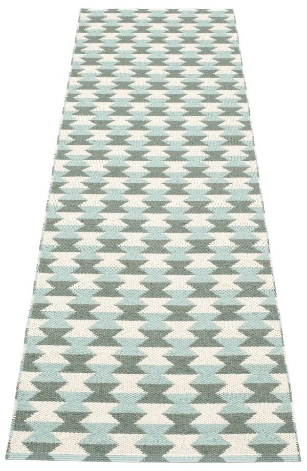 Covor tip traversă pentru interior și exterior verde/turcoaz 70x250 cm Dana Army – Pappelina